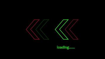 Loading bar downloading bar loading screen pixelated progress animation Loading Transfer Download video