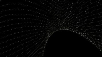 Abstract digital particle wave and lights background ,animation cyber or technology background. video