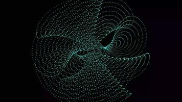 Abstract digital particle wave and lights background ,animation cyber or technology background. video