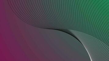 abstract geometric line wave background animation. video