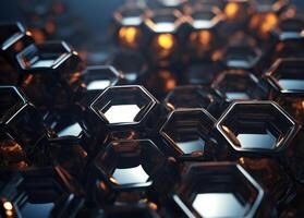 Dark abstract background organic shapes Abstract geometric mosaic pattern created with technology photo