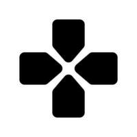 Joystick Gaming Controller Navigation Icon Isolated Vector Illustration