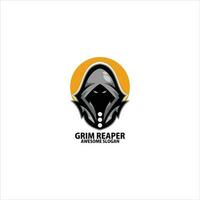 grim reaper logo design gaming mascot vector