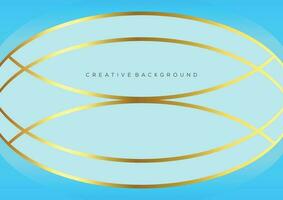 blue with luxury line background design vector