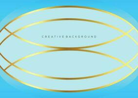 blue with luxury line background design vector