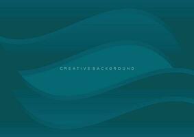 greenish blue abstract background design modern vector