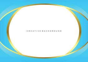 blue with luxury line design background decoration vector