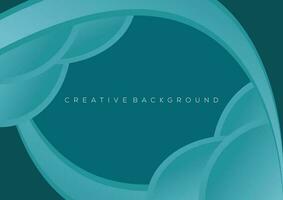 greenish blue abstract background gradient design vector