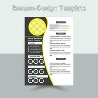 Clean Modern Resume and Cover Letter Layout Vector Template for Business Job Applications, Minimalist resume cv template,   Resume design template, cv design, multipurpose resume design