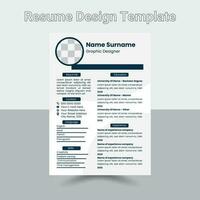 Clean Modern Resume and Cover Letter Layout Vector Template for Business Job Applications, Minimalist resume cv template,   Resume design template, cv design, multipurpose resume design