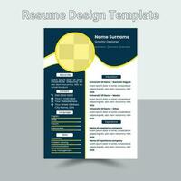 Clean Modern Resume and Cover Letter Layout Vector Template for Business Job Applications, Minimalist resume cv template,   Resume design template, cv design, multipurpose resume design