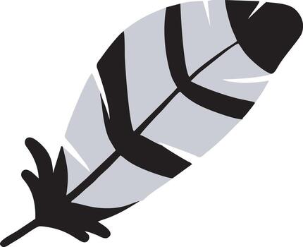 Feather icon symbol isolated vector image. Illustration of the feather bird writing drawing icon image design EPS 10