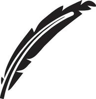 Feather icon symbol isolated vector image. Illustration of the feather bird writing drawing icon image design EPS 10