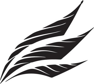 Feather icon symbol isolated vector image. Illustration of the feather bird writing drawing icon image design EPS 10