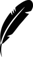 Feather icon symbol isolated vector image. Illustration of the feather bird writing drawing icon image design EPS 10