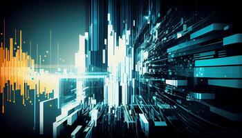 Abstract Business Technology Background. . photo