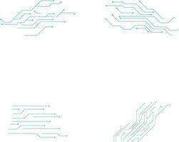 Tech Circuit board pattern for decoration design and illustration. vector