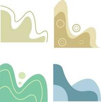 Blob corners for design element templates.Vector Illustration vector