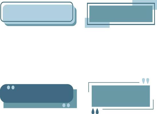 Title Box Shape. Colored quote box speech bubble Template note text brackets quote message.Vector illustration.