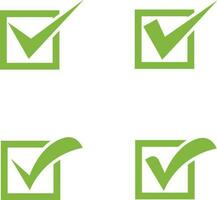 Check Box Icon, Correct, Check-in Green Icon Sign,For design decoration illustration.Vector pro vector