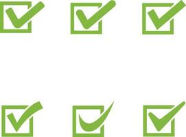 Check Box Icon, Correct, Check-in Green Icon Sign,For design decoration illustration.Vector pro vector