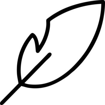 Feather icon symbol isolated vector image. Illustration of the feather bird writing drawing icon image design EPS 10