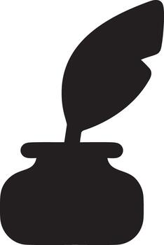 Feather icon symbol isolated vector image. Illustration of the feather bird writing drawing icon image design EPS 10