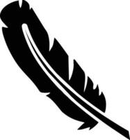 Feather icon symbol isolated vector image. Illustration of the feather bird writing drawing icon image design EPS 10