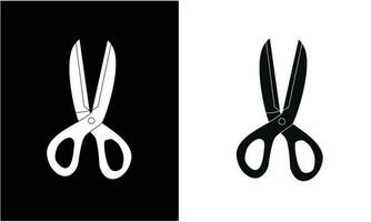 Open scissors cartoon vector illustration isolated on white background. Tool for cutting, handmade and needlework. Flat vector.