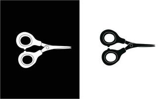 Children scissors icon vector illustration. Scissors icon isolated on back and white background. Tool for cutting or handmade work. School concept.