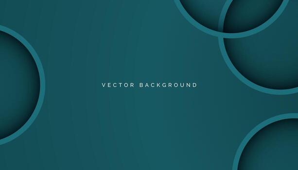 green modern abstract circle in geometric background collection vector