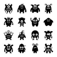 Monster Characters Pack vector