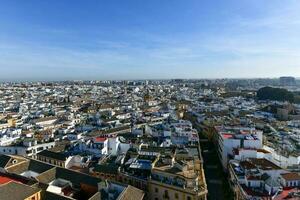 Sevilla ciudad horizonte - España foto