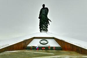 rzhev monumento a el Soviético soldado foto