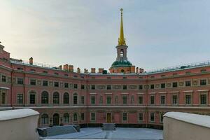 Santo de miguel castillo - Santo petersburgo, Rusia foto