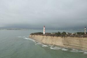 Lighthouse on Cape Tolsty - Gelendzhik, Russia photo