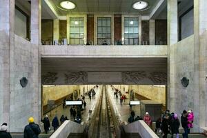 partizanskaya metro estación - Moscú, Rusia foto