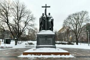 Monument to Cyril and Methodius - Moscow, Russia photo