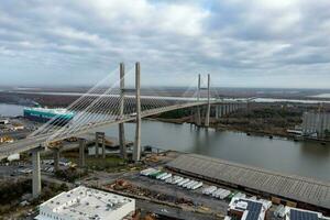 Talmadge Memorial Bridge - Savannah, Georgia photo