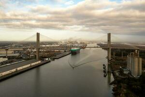 Talmadge Memorial Bridge - Savannah, Georgia photo