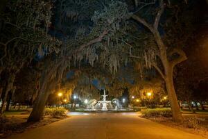 Forsyth Park Fountain - Savannah, Georgia photo