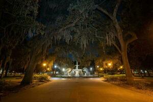 Forsyth Park Fountain - Savannah, Georgia photo