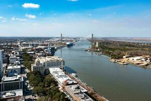 Talmadge Memorial Bridge - Savannah, Georgia photo