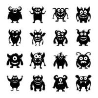 Monster Characters Pack vector