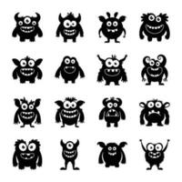 Monster Characters Pack vector