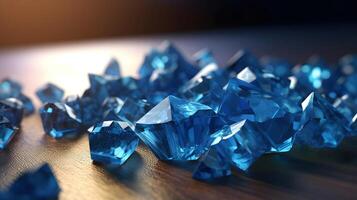 Clear Blue Crystals , photo