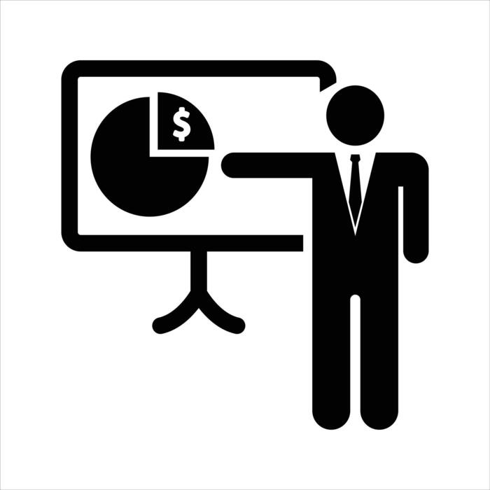 Business Presentation Icon Vector Art, Icons, and Graphics for Free ...