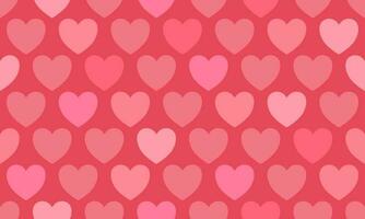 Cute Heart Seamless Pattern Background. Vector illustration.