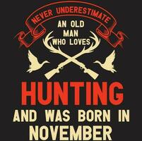 hunting vector t shirt design