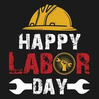 Labor Day gift T-shirt Design vector